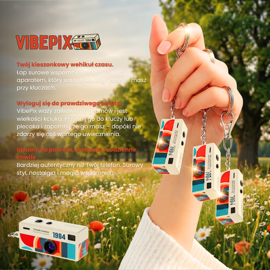 VibePix™: Mini Aparat Retro